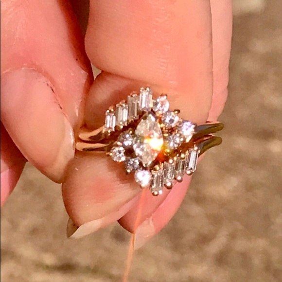 ❌❌❌SOLD❌❌❌DIAMONDS IN 14 KT GOLD RING - Picture 4 of 16